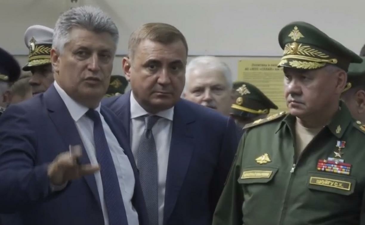 Министр обороны России Сергей Шойгу посетил Тульскую область