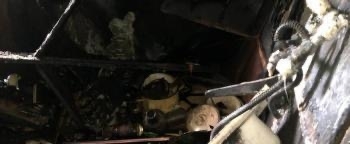 В Вологде загорелась кухня в двухкомнатной квартире