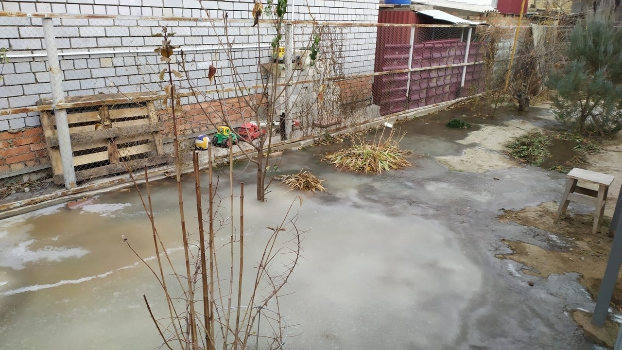 В Астрахани частный сектор на Павелецком переулке может затопить  