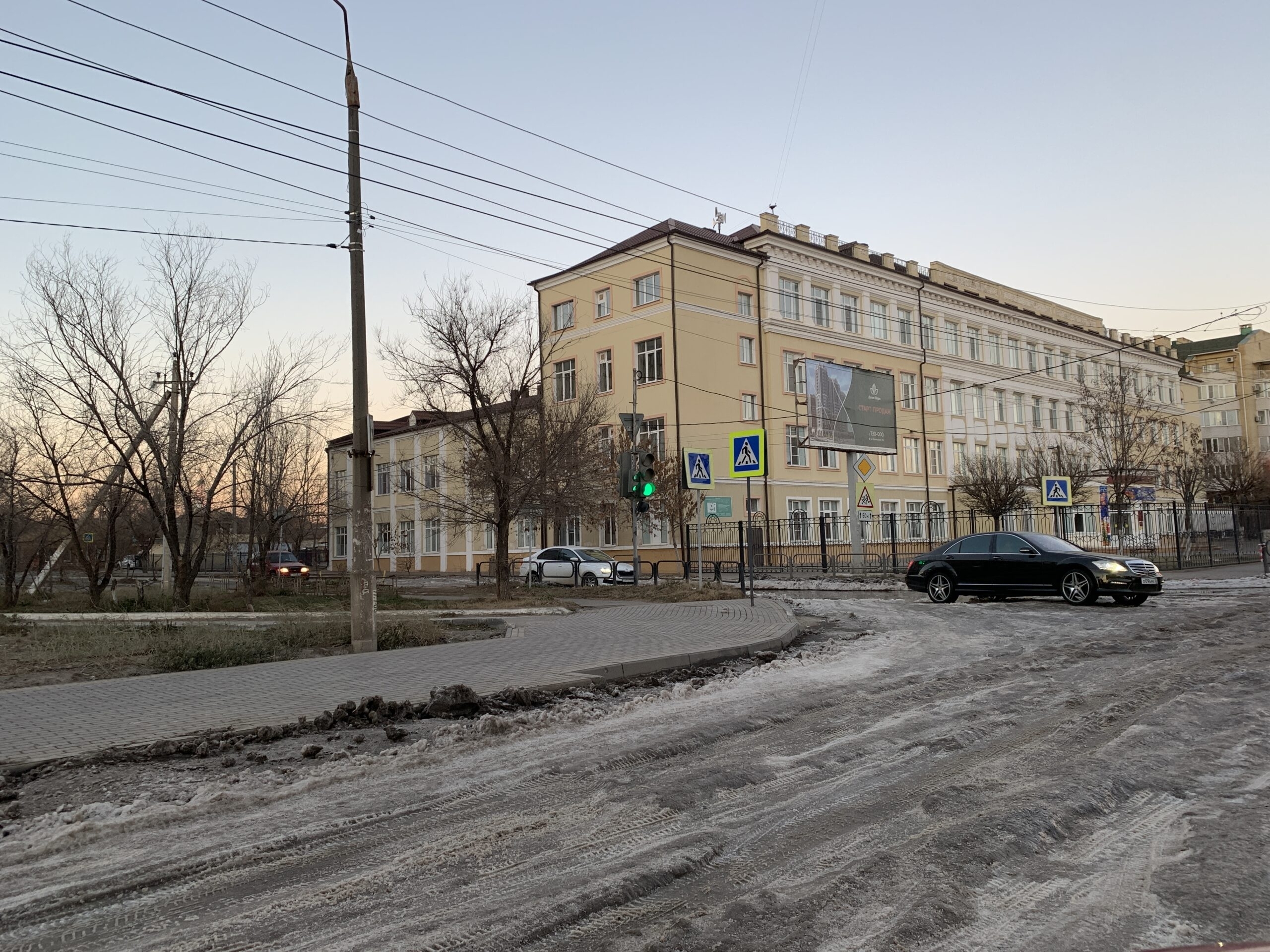 В Астрахани плюс четыре и без осадков 24 декабря 