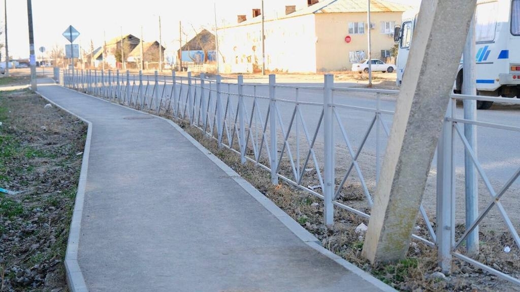 В Камызякском районе Астраханской области появится новый тротуар благодаря нацпроекту 
