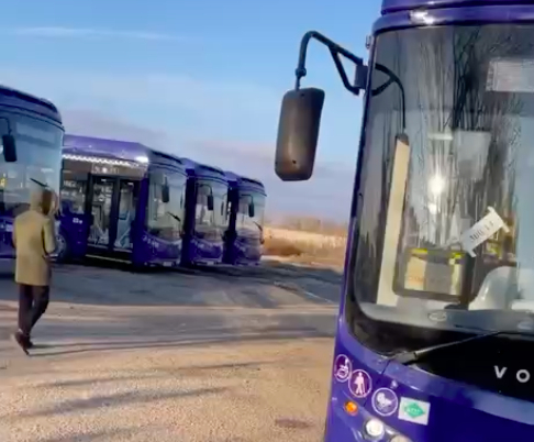 В Астрахань поступили новые автобусы