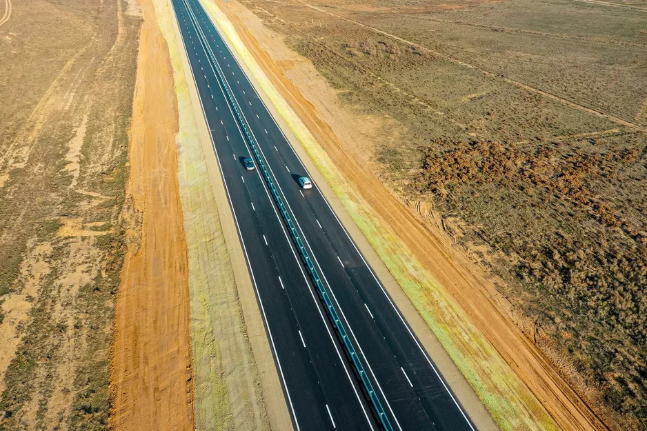 Участок трассы Р-215 Астрахань – Махачкала расширили до четырех полос 