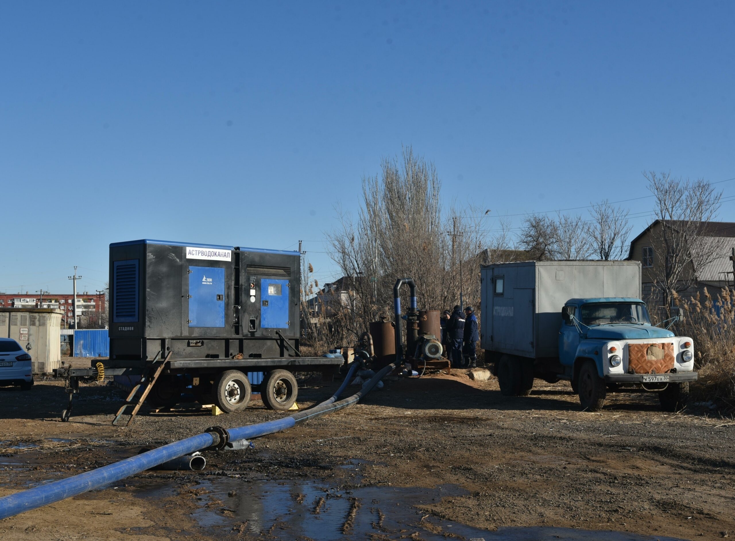 Астраханский СК оперативно начал проверять коммунальную аварию в Военном городке 