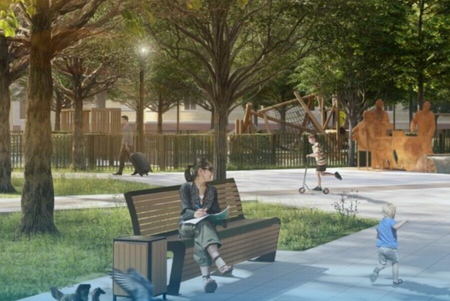 Компания «Волгаинвестстрой» приступила к благоустройству Сурского сквера