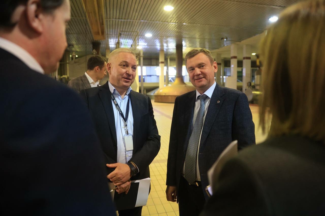 Вице-губернатор Кирилл Поляков посетил с рабочим визитом завод «Балтика»