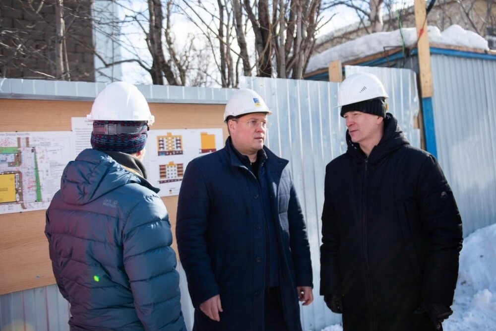 В Мурманске продолжают строительство новых домов в Ленинском округе