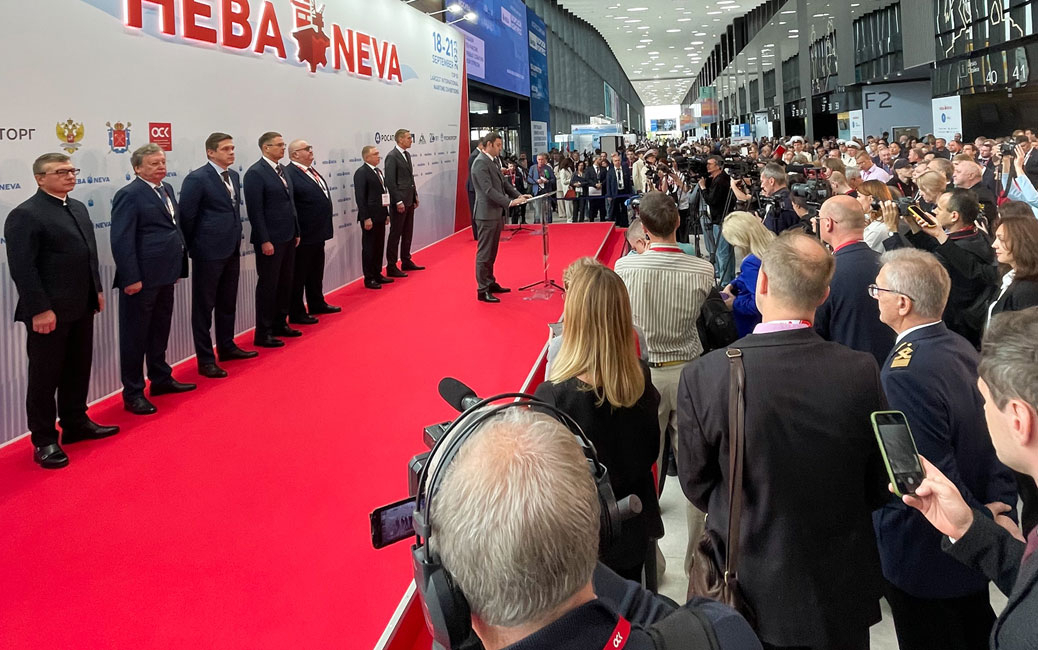 В Петербурге стартовала судостроительная международная выставка «НЕВА 2023»
