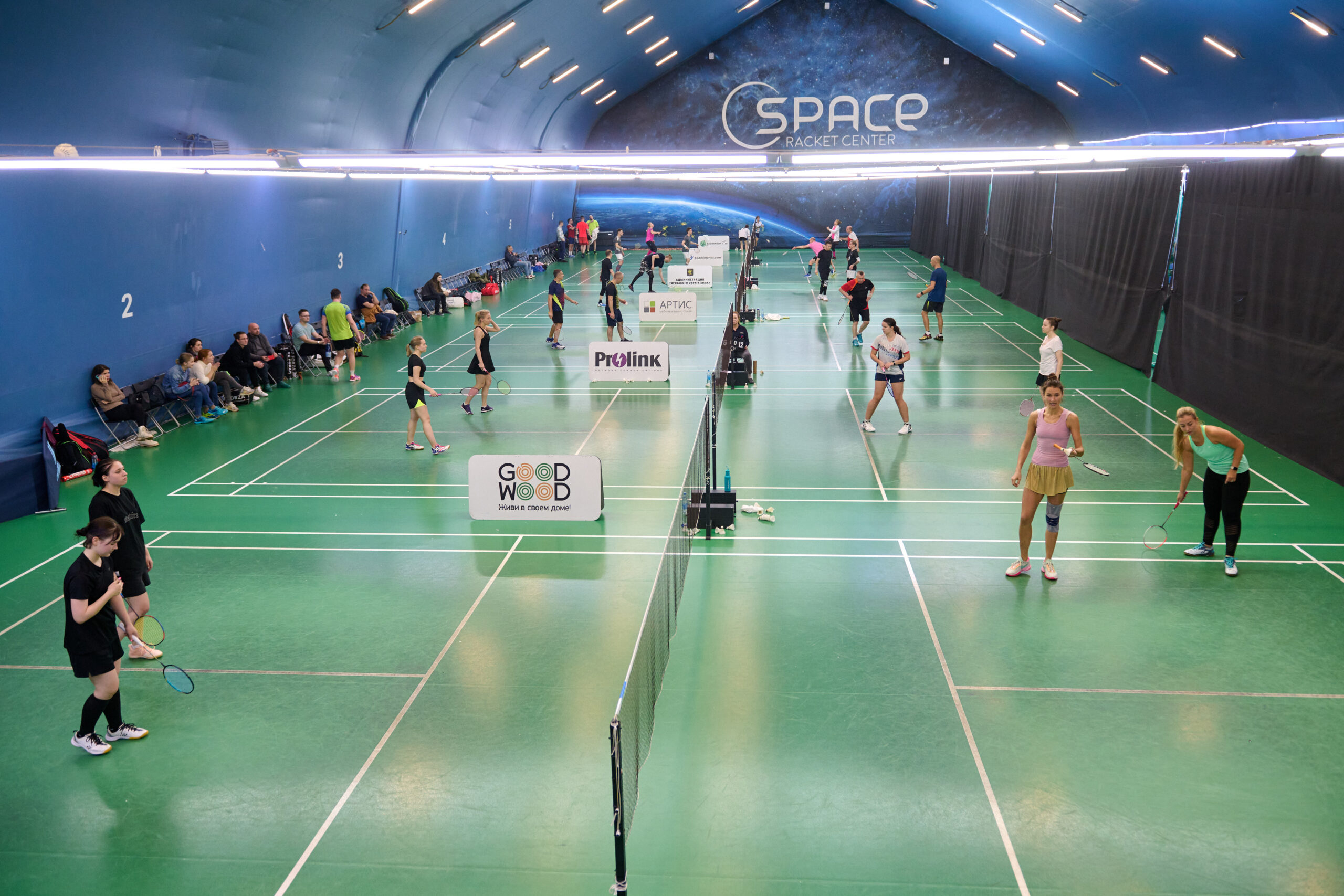 В Химках прошел турнир по бадминтону «RSL Open»