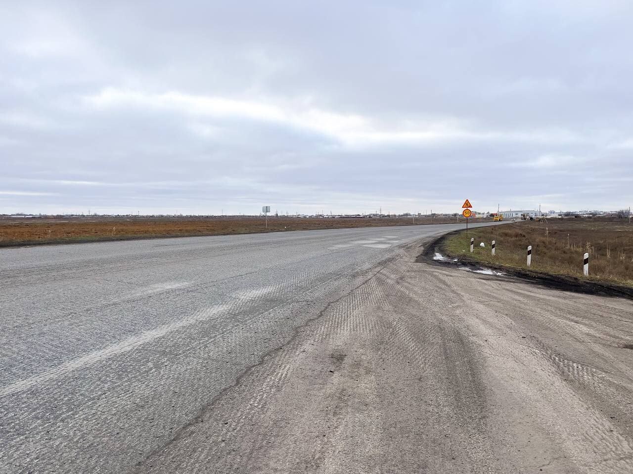 Стартовал ремонт подъезда к Астрахани от трассы Три Протока – Яксатово