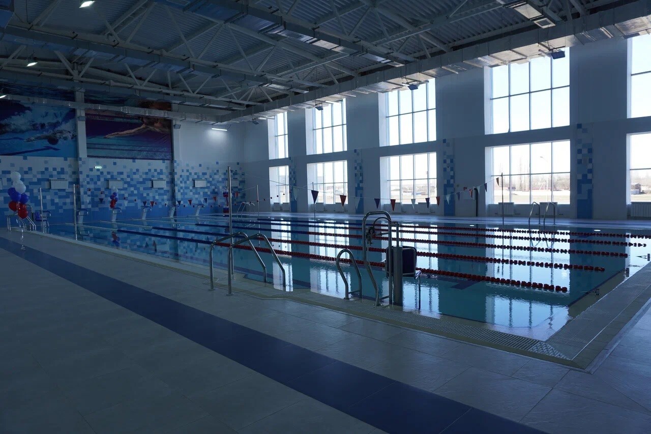 На Кубани открыли новый спорткомплекс с бассейном 