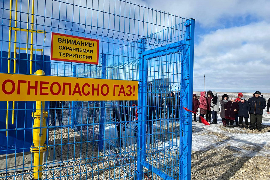 В село в Старополтавском районе Волгоградской области пришел газ 