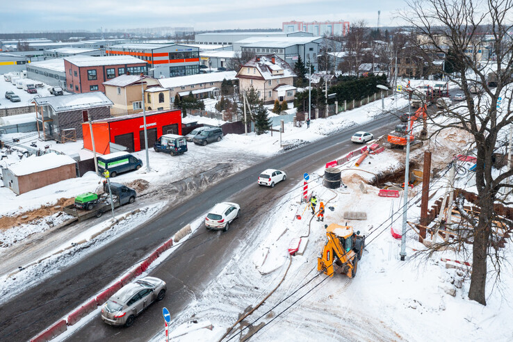 При переустройстве Колтушского шоссе появятся подземные энергосети и ливневка