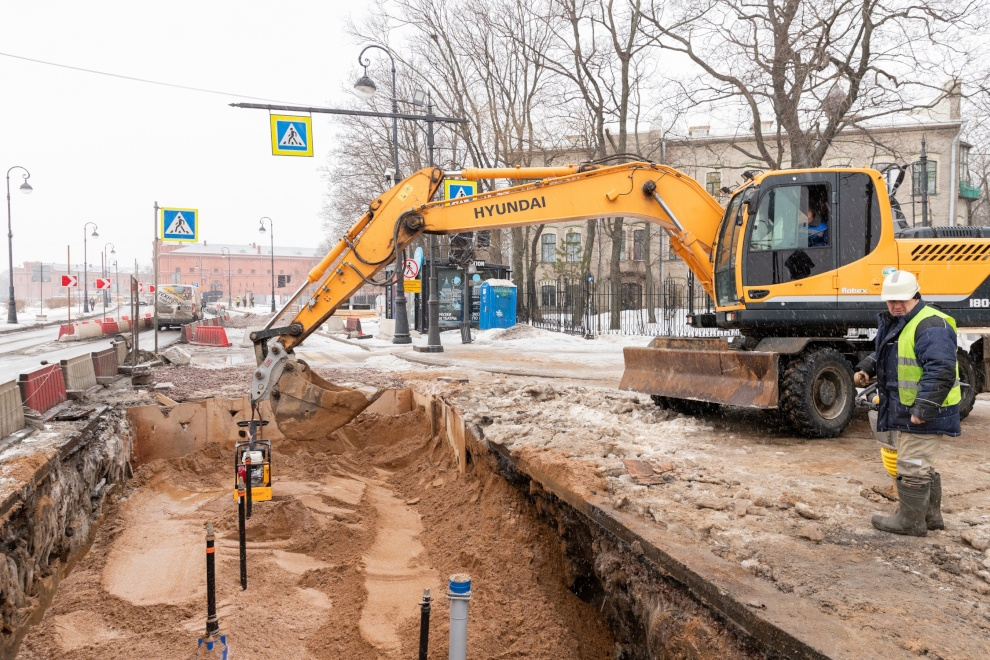 Высокопрочные трубы усилят водоснабжение 250 тысяч жителей Васильевского острова