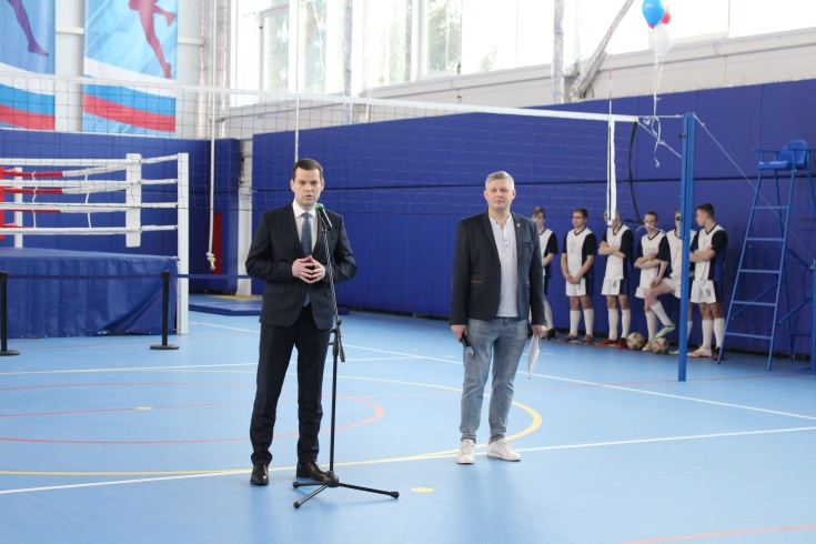 В Новгородской области открыли спорткомплекс за 168 млн рублей