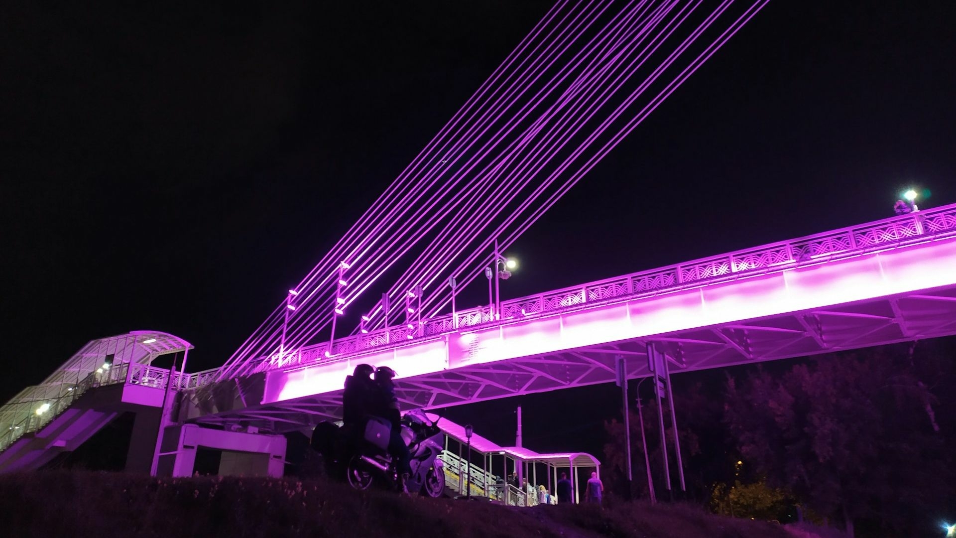 В Уфе цветными станут еще шесть мостов
