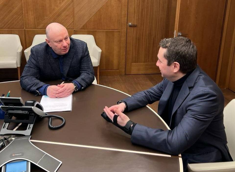 Андрей Чибис и Владимир Потанин обсудили мастер-план Мончегорска