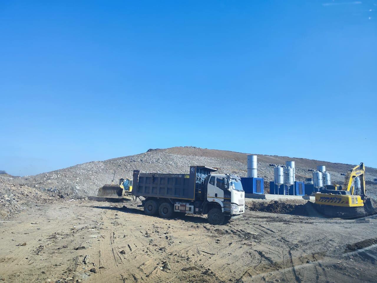 Свалку ТБО на северо-западной промзоне Ростова рекультивироволи на 60%