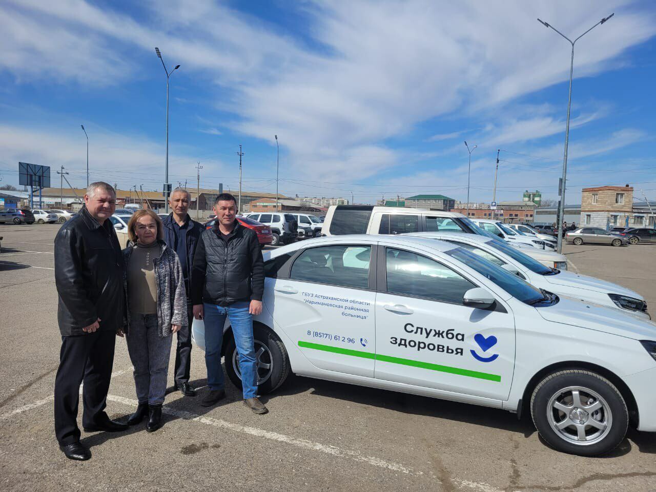 В районные больницы Астраханской области поступают новые спец машины