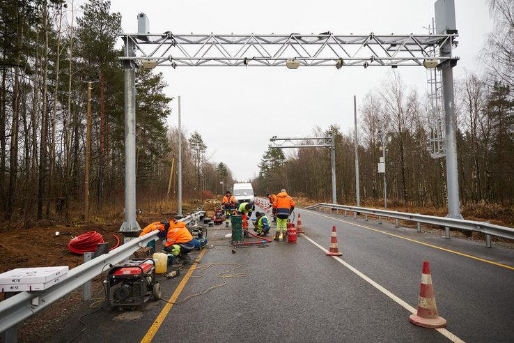 В Ленобласти начали работу две новые рамки для контроля большегрузов