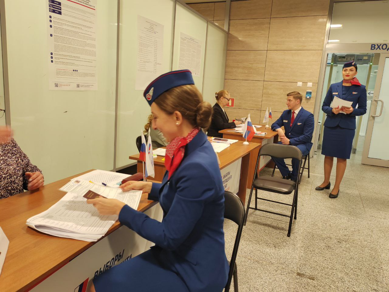 В Пулково открыли избирательный участок для путешественников и работников аэропорта