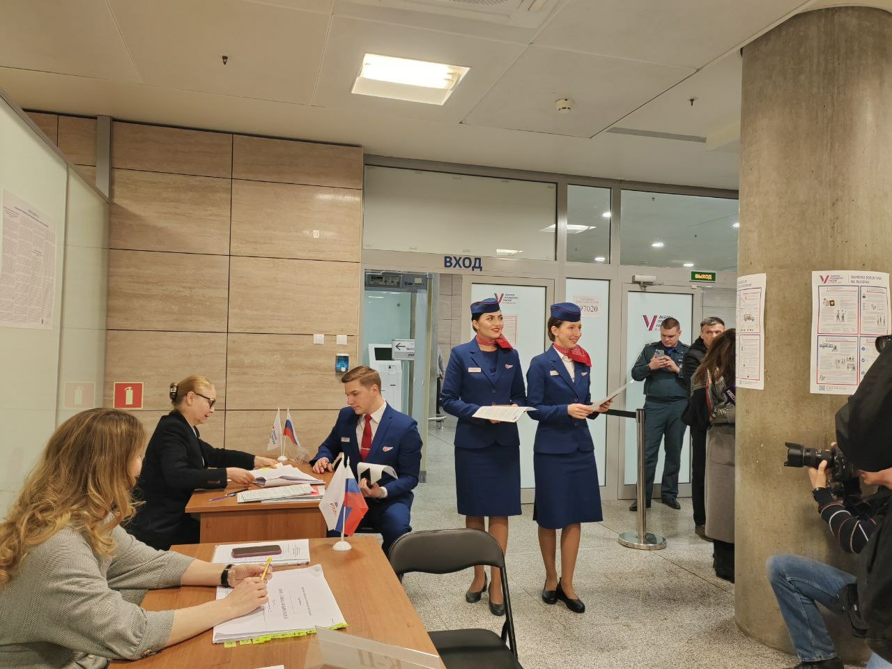 В Пулково рассказали о работе избирательного участка для голосования