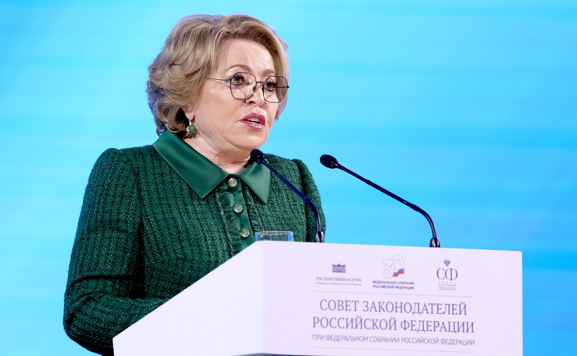 Матвиенко вновь переизбрали на пост председателя Совета Федерации