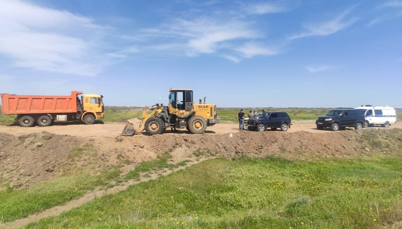В Приволжском районе Астраханской области незаконно добывали грунт