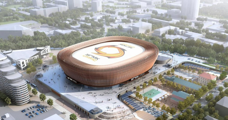 Новую ледовую арену УГМК планируют открыть в начале 2025 года