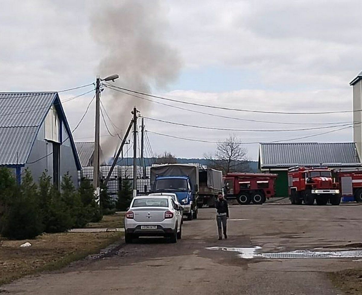 В Калужской области загорелось предприятие «Рус-Био»