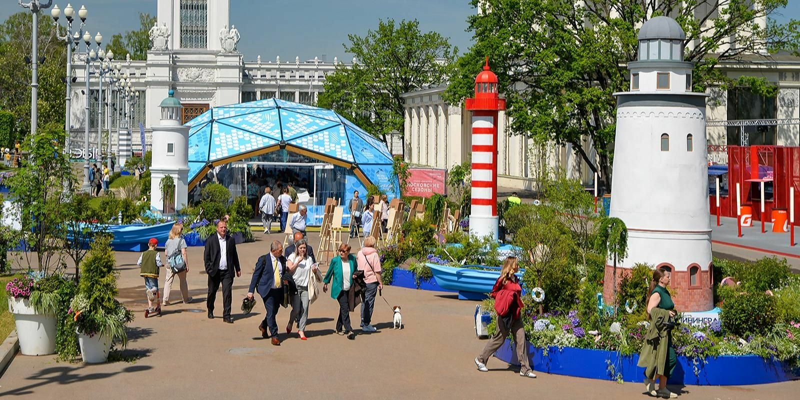 На фестивале «Рыбная неделя» в Москве представили макеты маяков