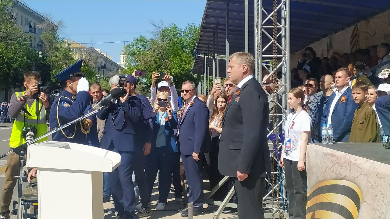 С Днём Победы жителей Астраханской области поздравил Игорь Бабушкин 