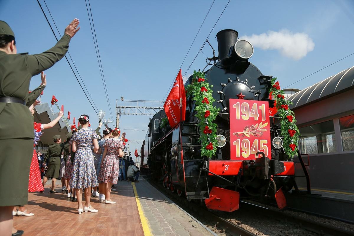 Из-за прибытия ретро-поезда в Астрахани перекроит улицу Беринга 