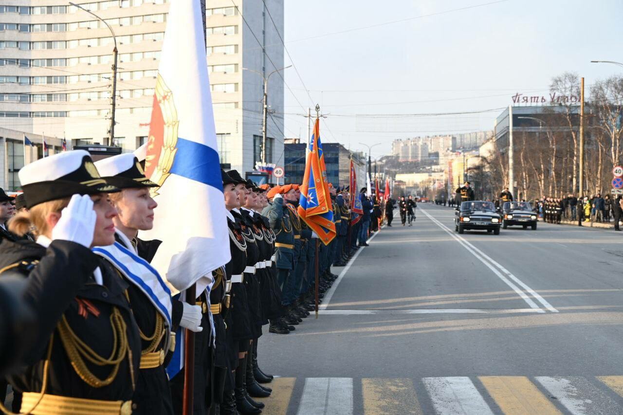 В Мурманске прошла генеральная репетиция парада Победы
