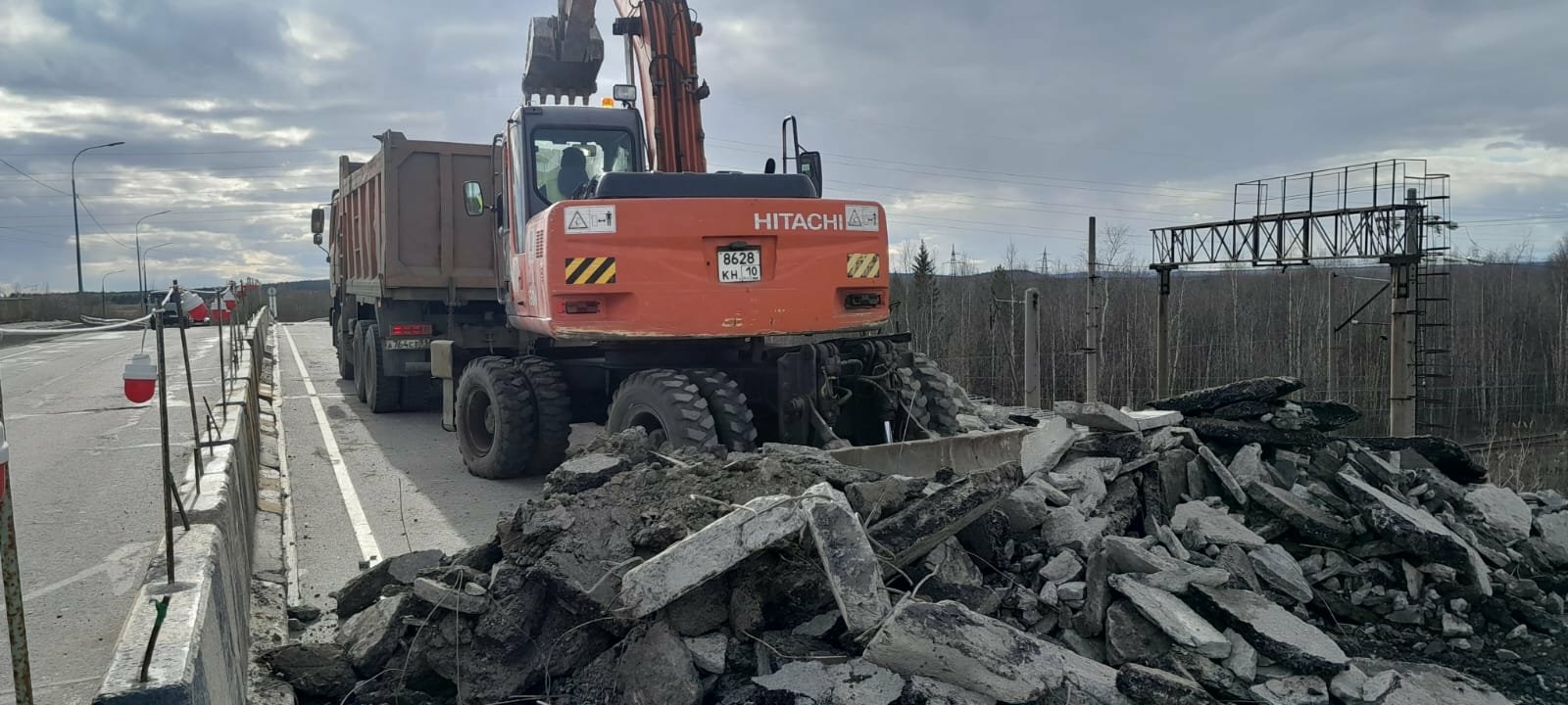 В Апатитах стартовал двухлетний ремонт путепровода через железную дорогу