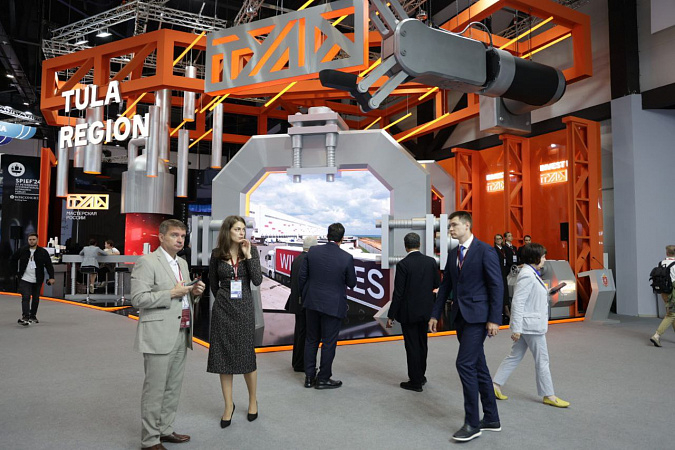 Тульская область показала свои достижения на ПМЭФ-2024