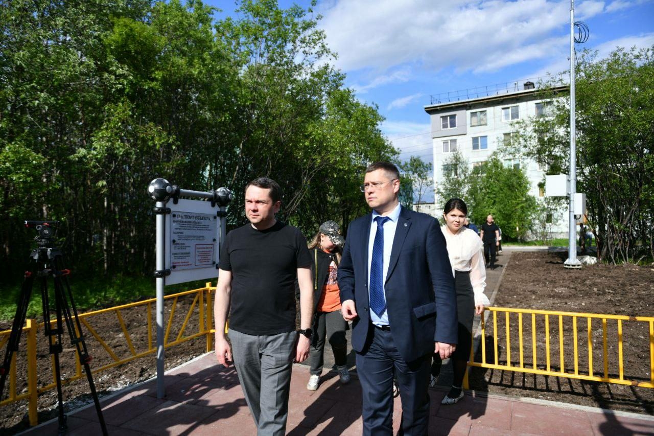 Юрий Сердечкин отчитался о ходе ремонтных работ в районе Росляково