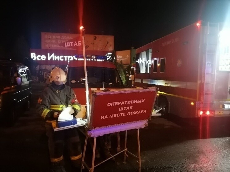 Ночью в Астрахани случился пожар в здании государственного архива