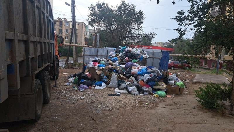 Ситуация с вывозом  мусора в Трусовском районе Астрахани находится под контролем