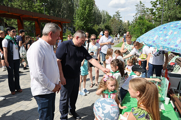 В Волгограде открыли новый участок набережной 