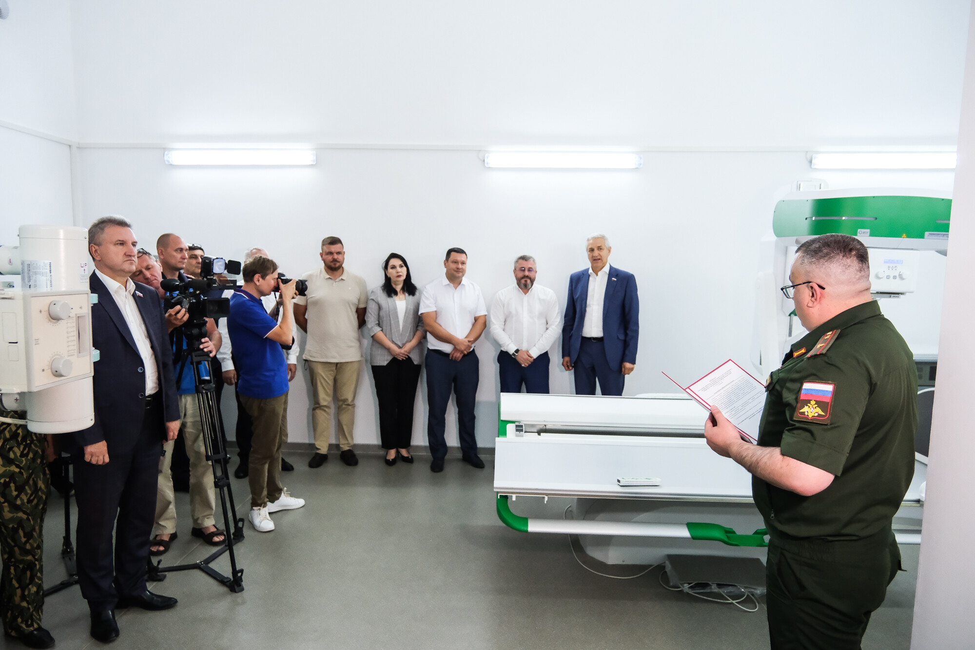 В астраханском военном госпитале открыли рентгенологическое отделение 