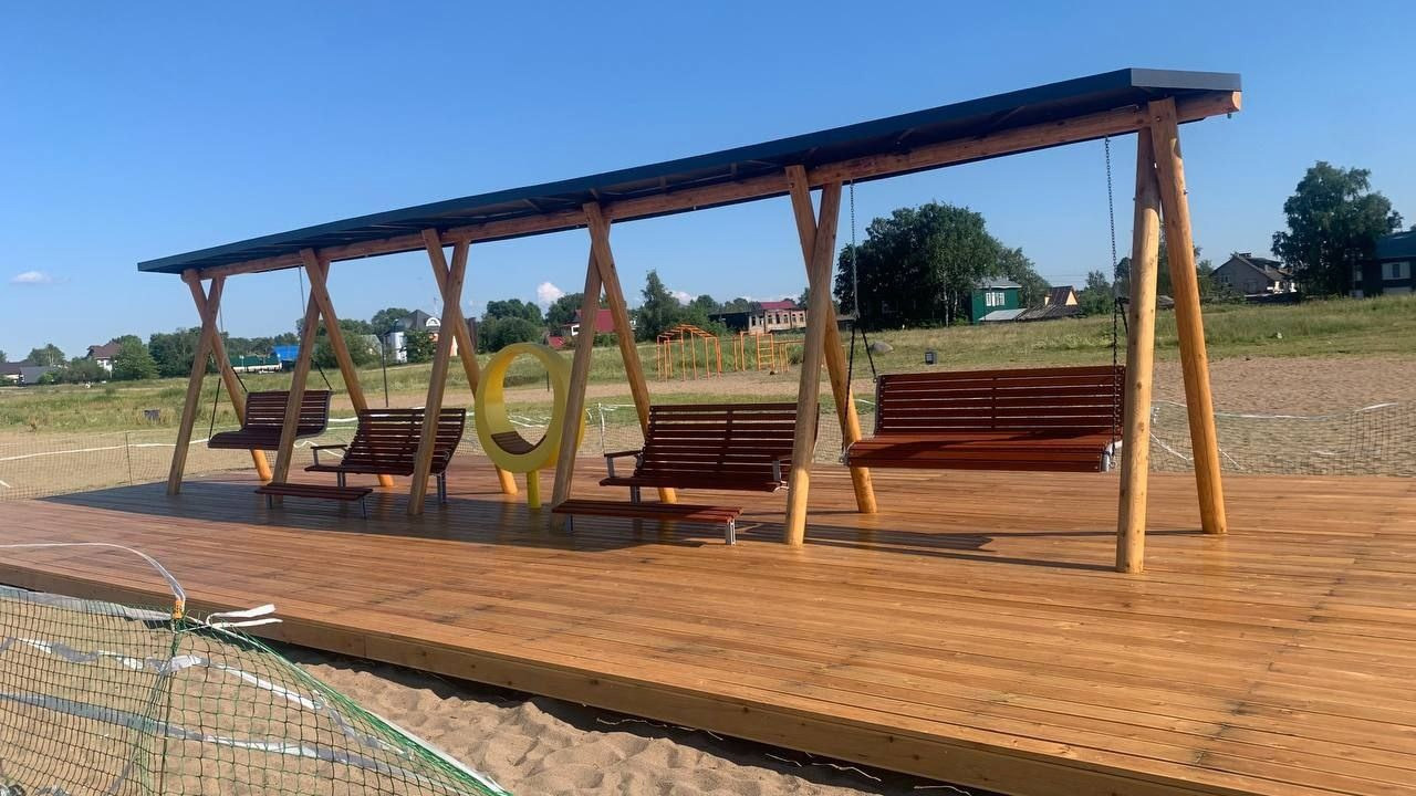 Пляж Белозерска в Вологодчине готов принять отдыхающих