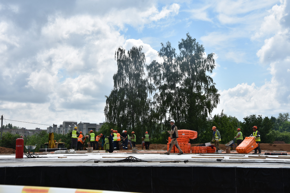 Новый резервуар для чистой воды в Костроме готов на 80%