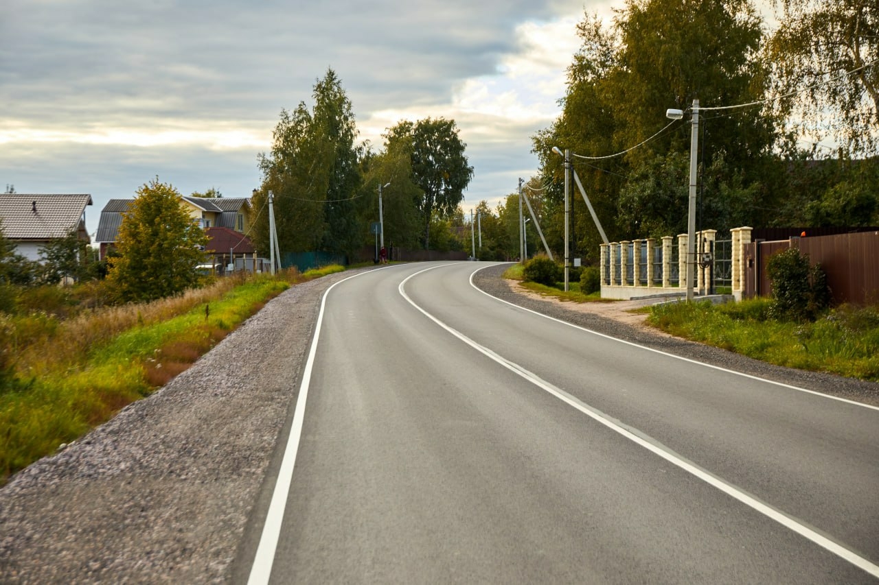 Обновлен участок областной дороги к поселку Войскорово