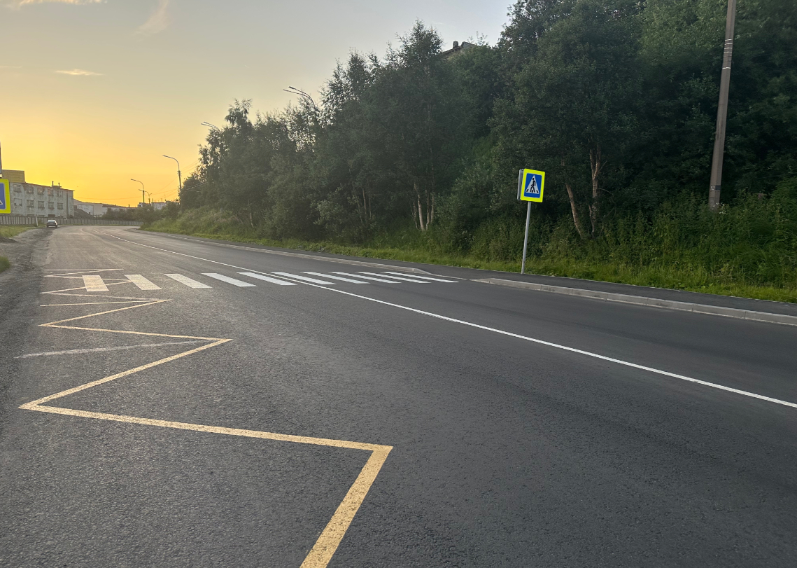 В Мурманске по нацпроекту завершили ремонт трассы