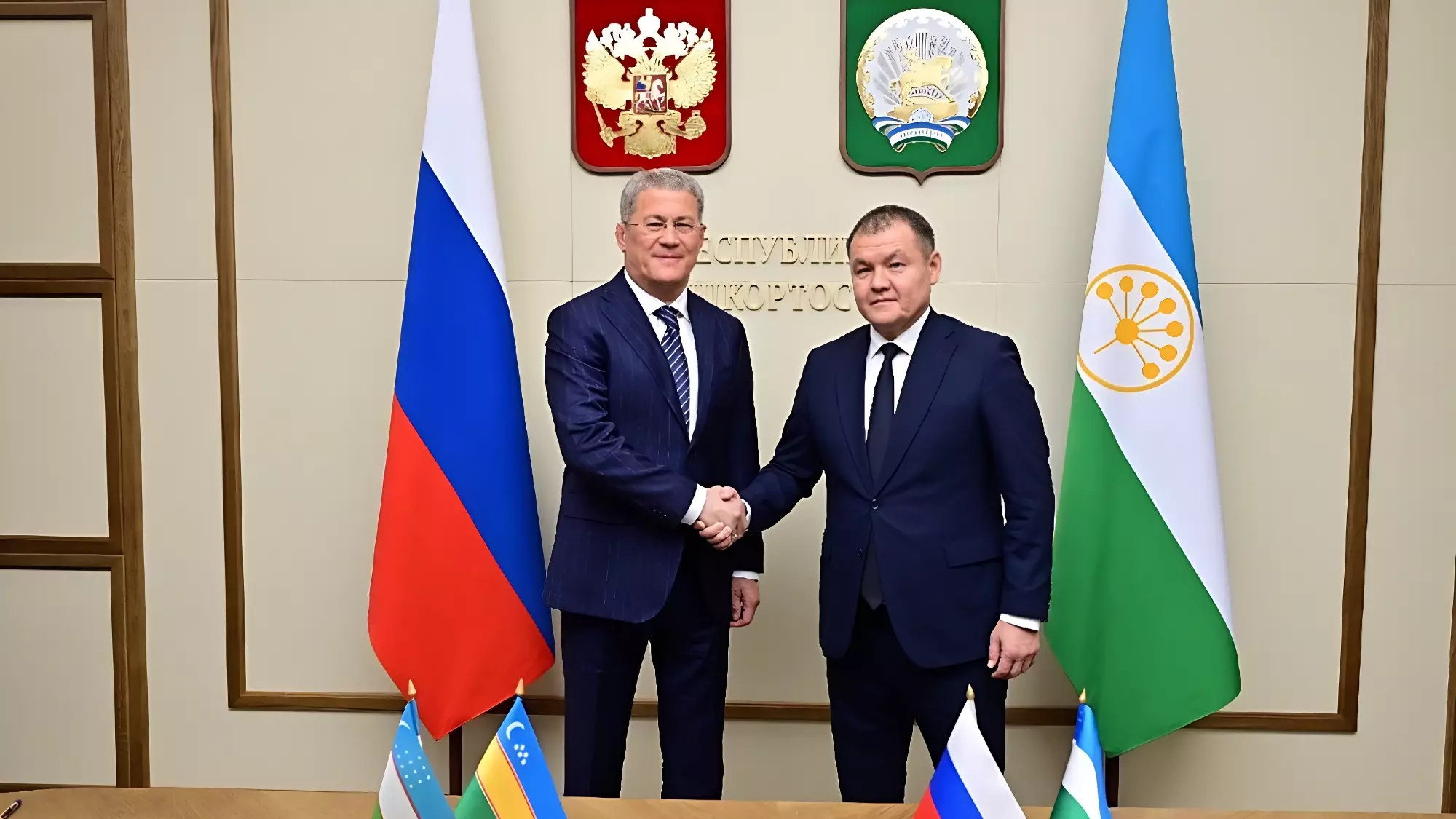Глава Башкирии рассказал о новых проектах председателю Каракалпакстана