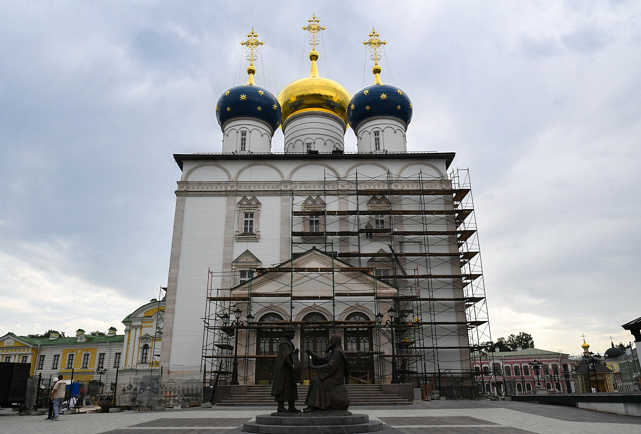 В Твери завершается наружная отделка Спасо-Преображенского собора