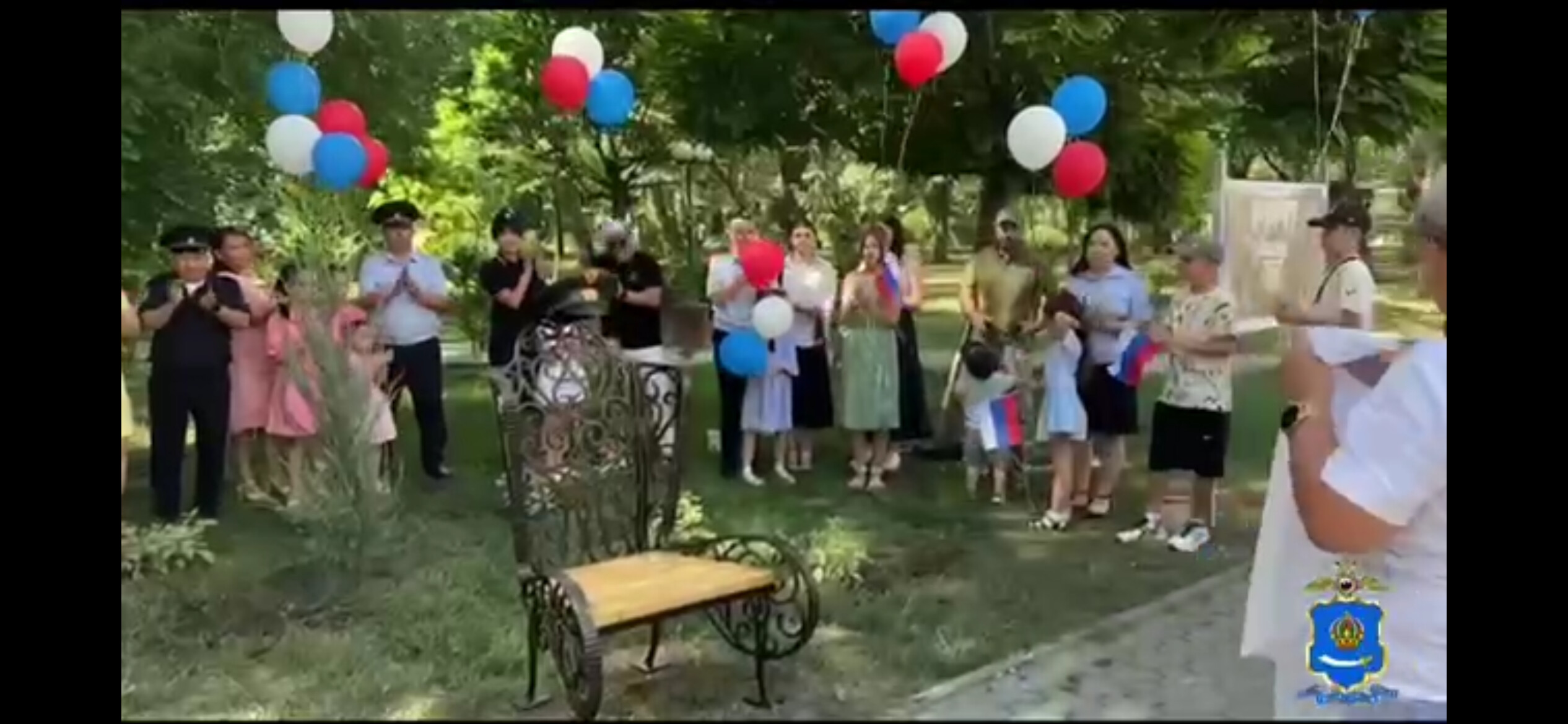 В Астраханской области открыли аллею регионального УМВД