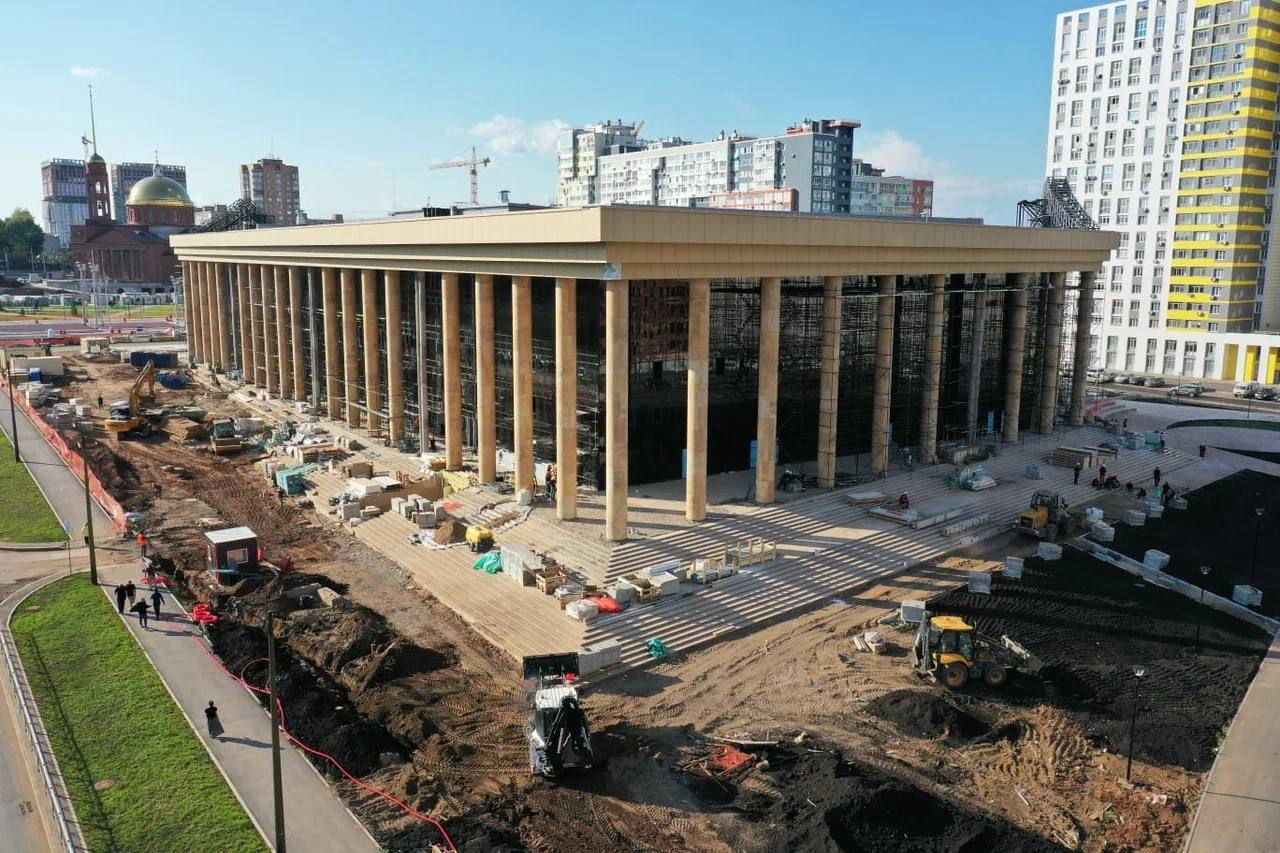 Стройка Дворца борьбы в Уфе впечатлила вице-премьера РФ Марата Хуснуллина