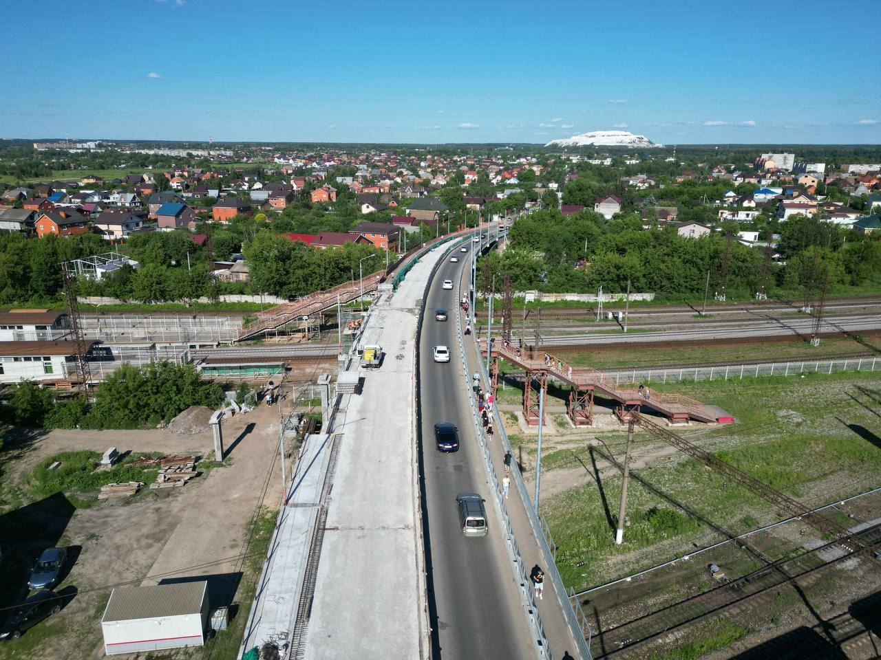 Ремонт моста в подмосковном Воскресенске делается за счет программы «БКД» 